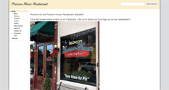 Desktop Screenshot of pearsonhouserestaurant.com